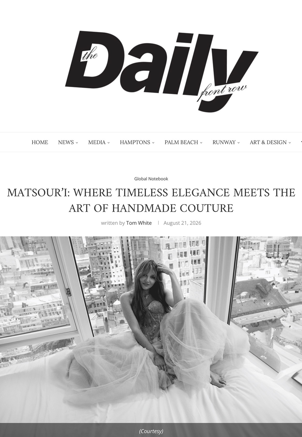 MATSOUR’I: WO ZEITLOSE ELEGANZ AUF DIE KUNST HANDGEFERTIGTER COUTURE TRIFFT
