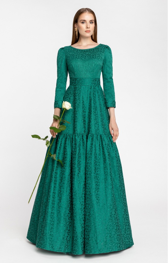 Abendkleid "Dinara" Smaragd