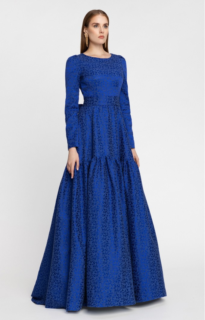Evening dress "Dina" royal blue