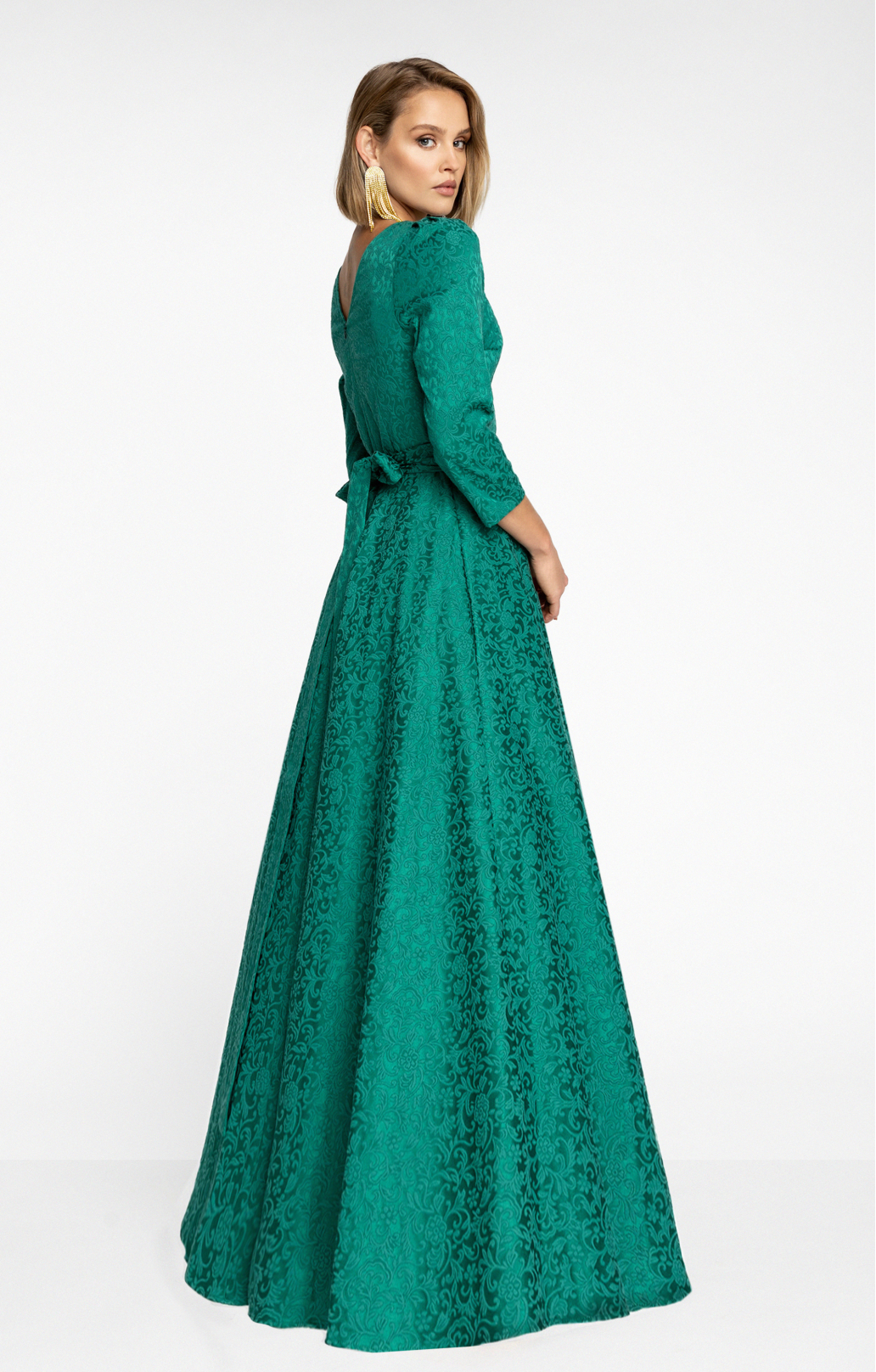 Abendkleid "Alyzee" Smaragd Maxi