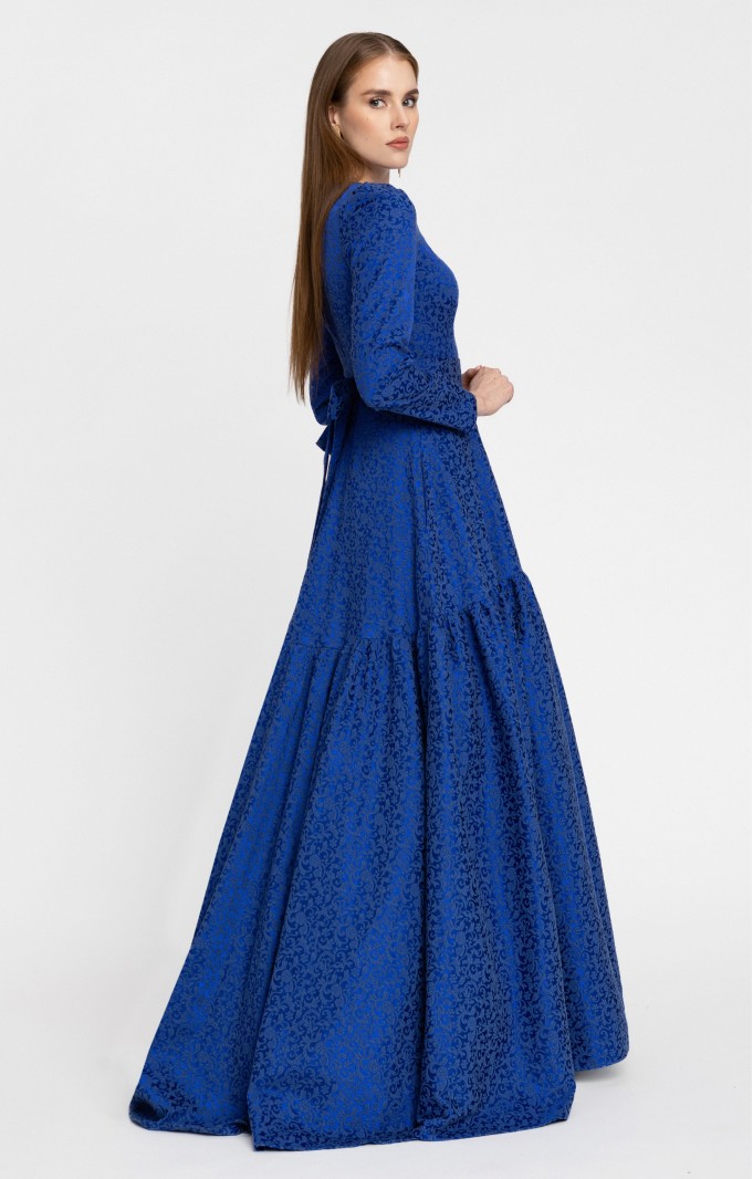 Abendkleid Michelle Blau Maxi