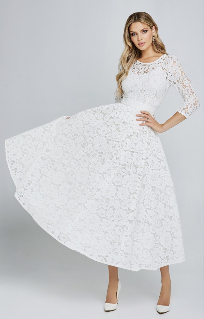 Lace dress "Vicktoria" White