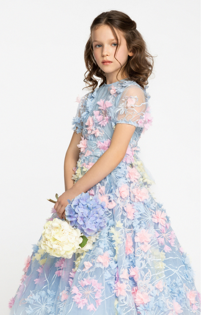 Mädchenkleid "Hydragea"