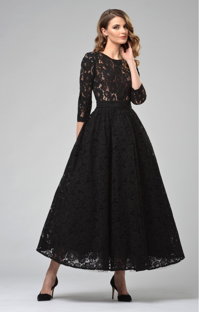 Lace dress  "Vicktoria" Black