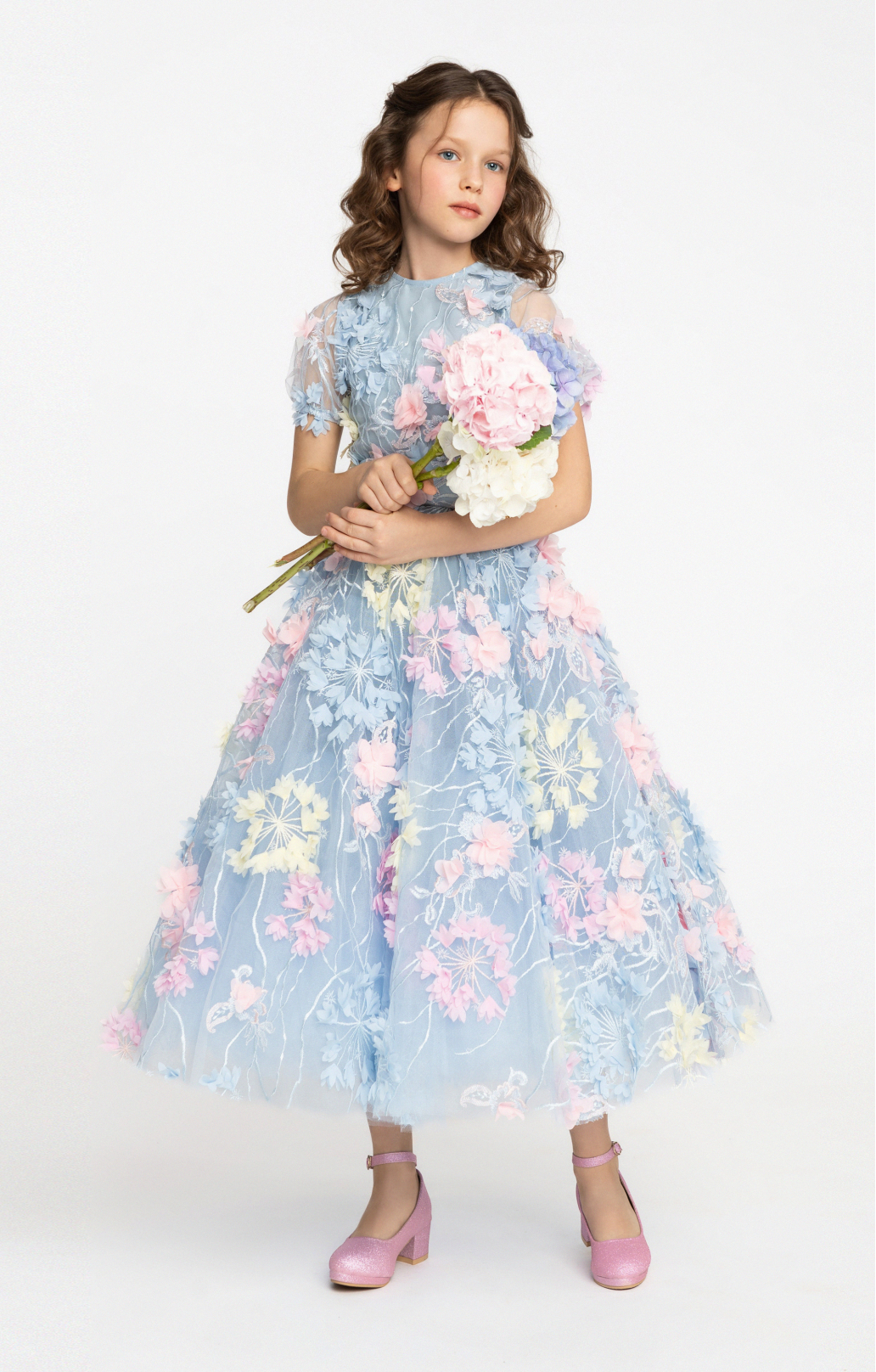 Mädchenkleid "Hydragea"