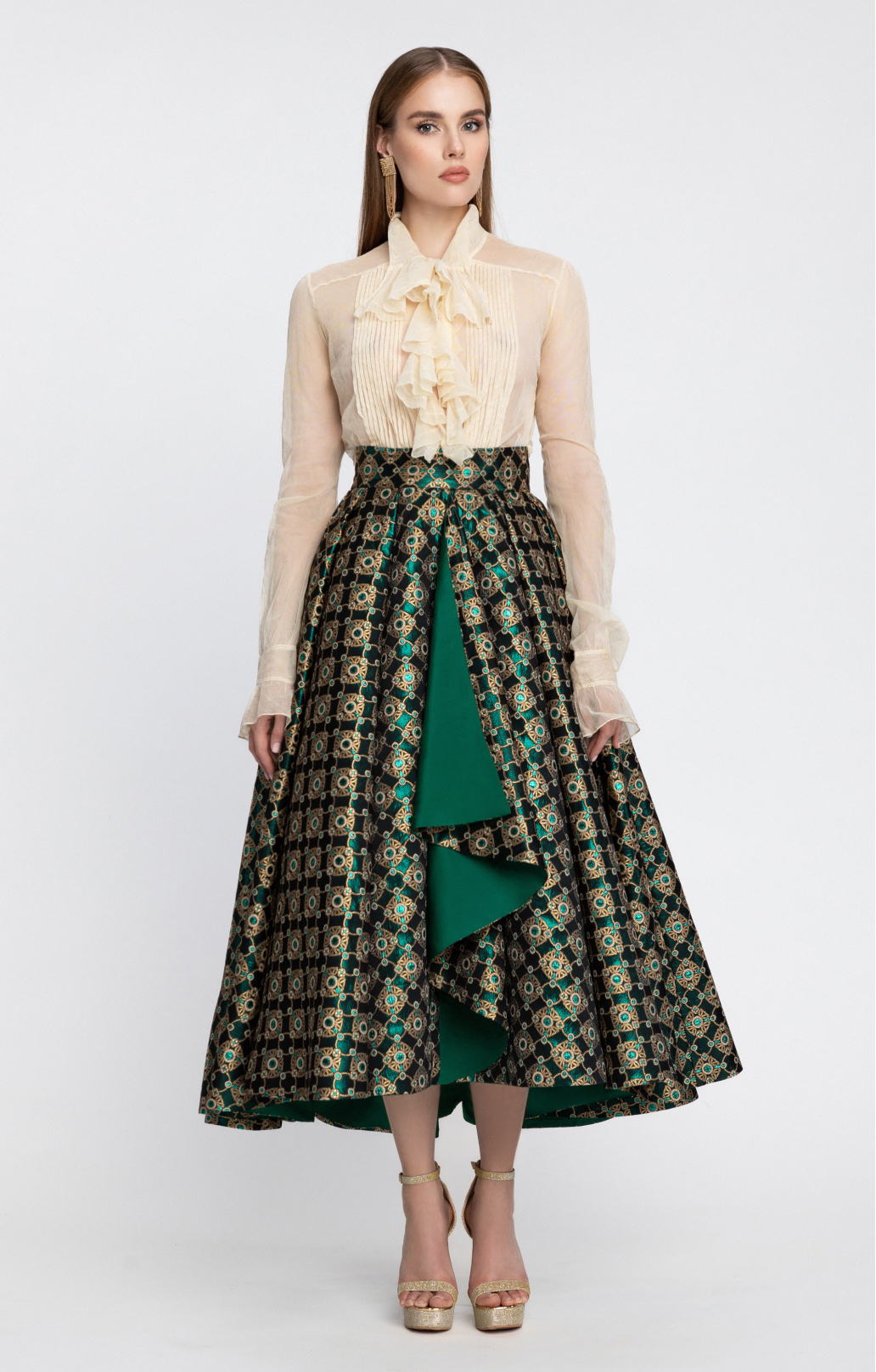 Jacquard Kleid-Set "Jamila"