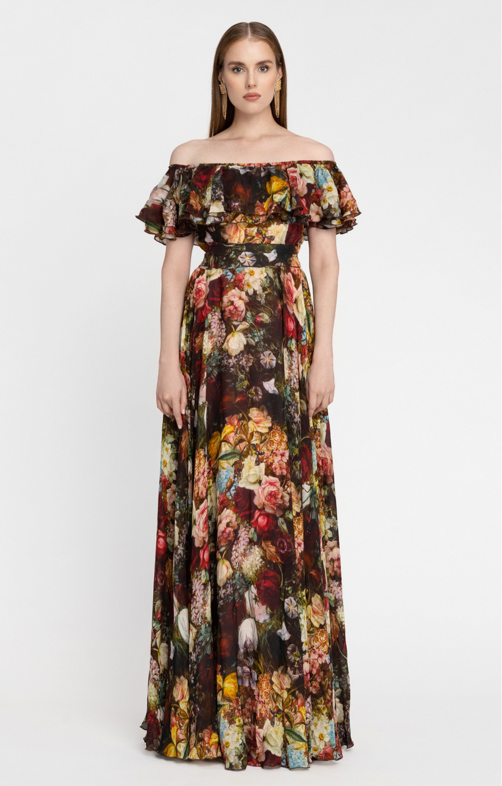 Silk dress "Margo" Red