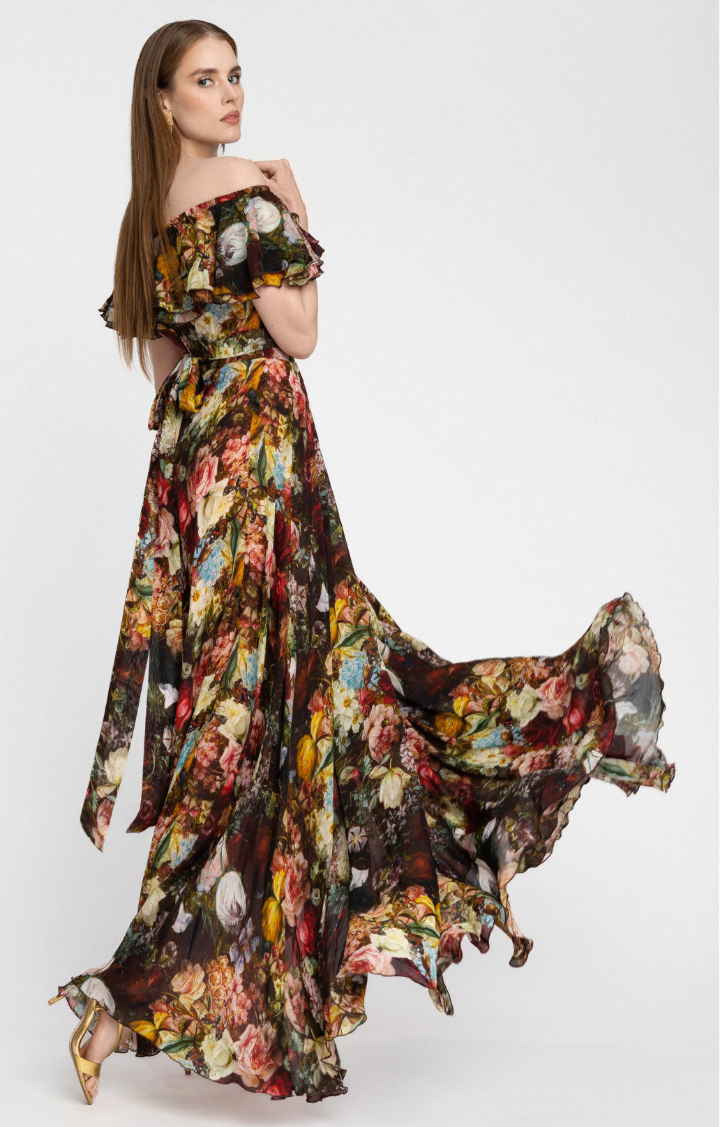 Seidenkleid "Margo" Rot