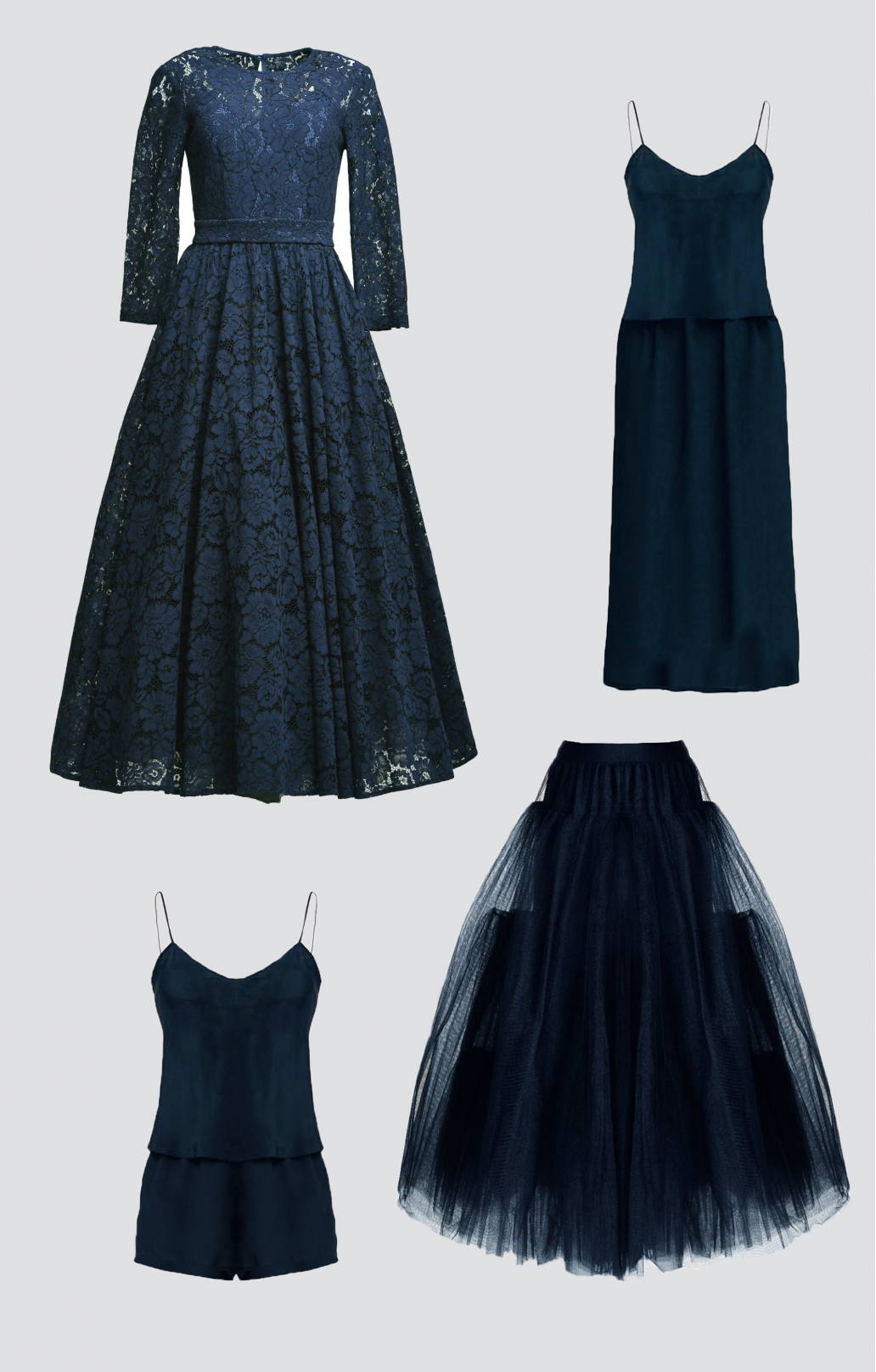 Spitzenkleid "Vicktoria" Blau