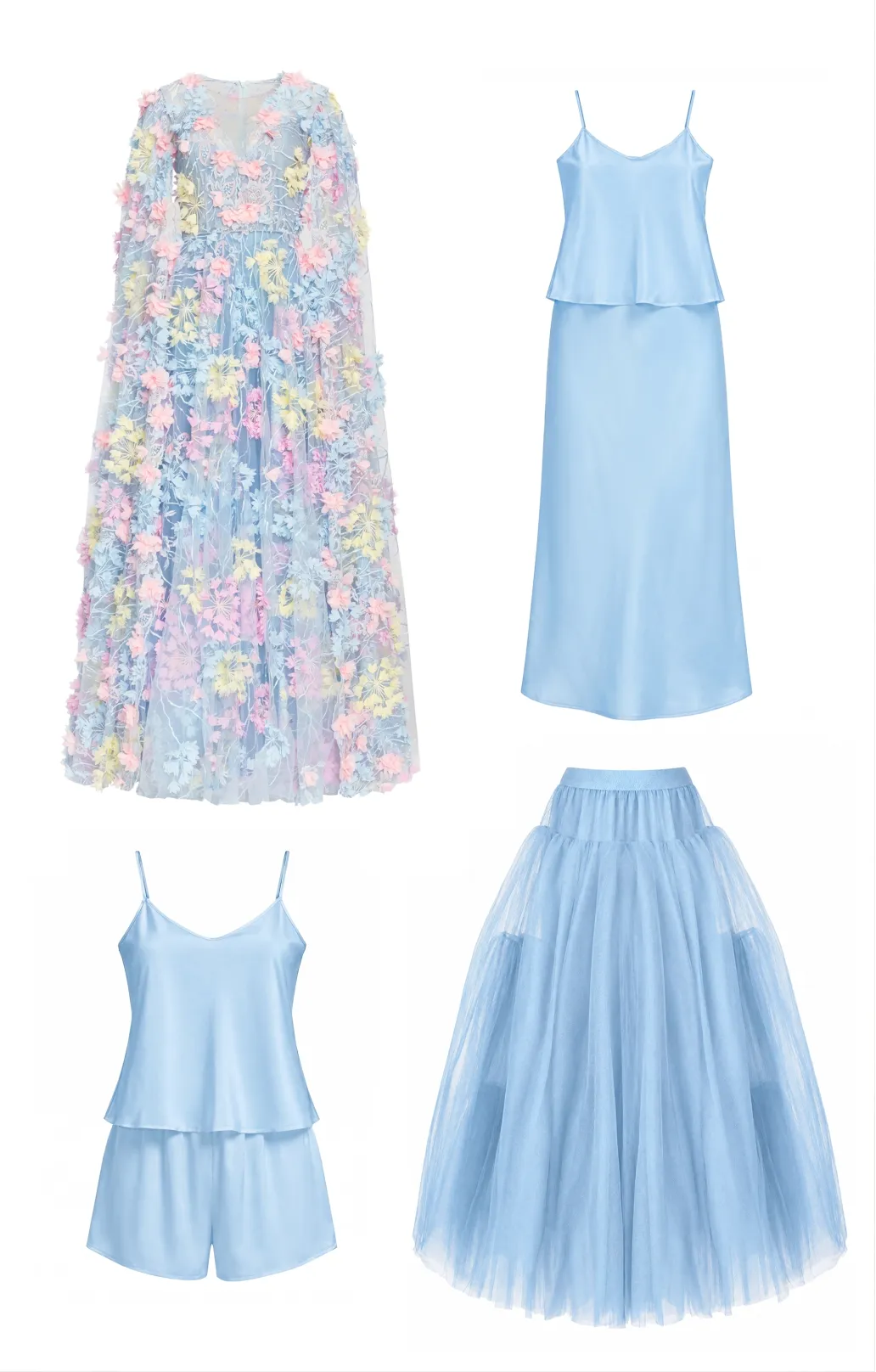 Gown "Hortensia" with detachable sleeves Maxi Gown "Hortensia" with detachable sleeves Maxi