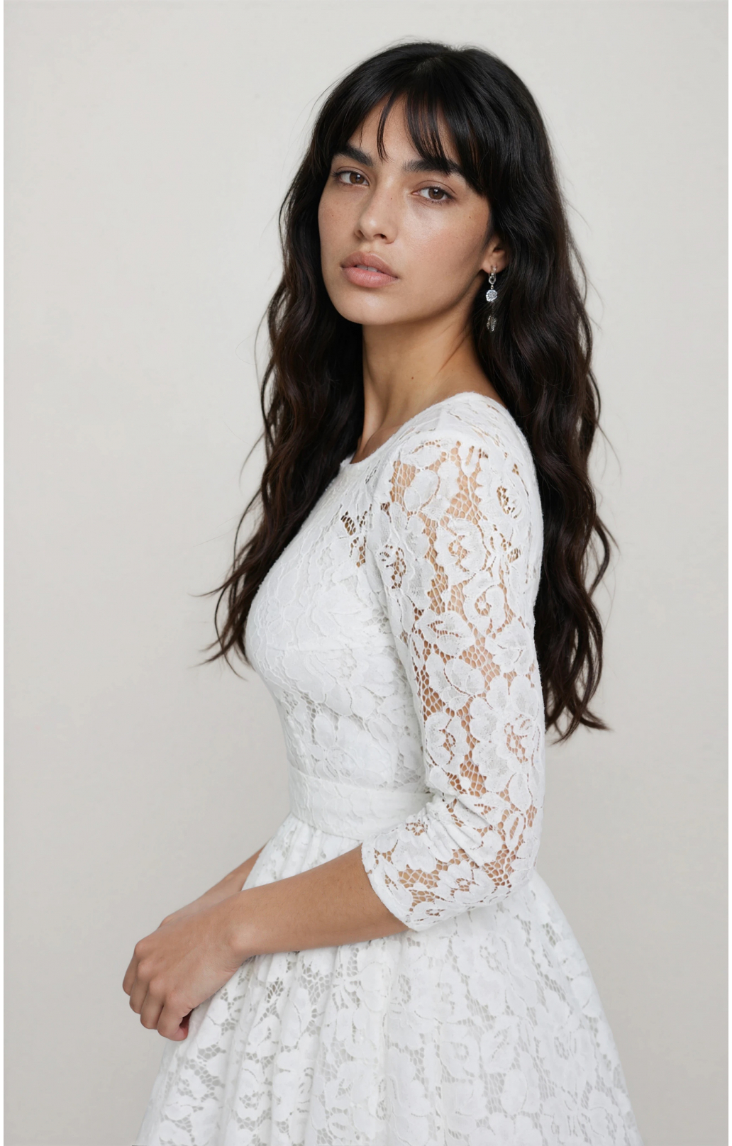 Lace dress "Vicktoria" White