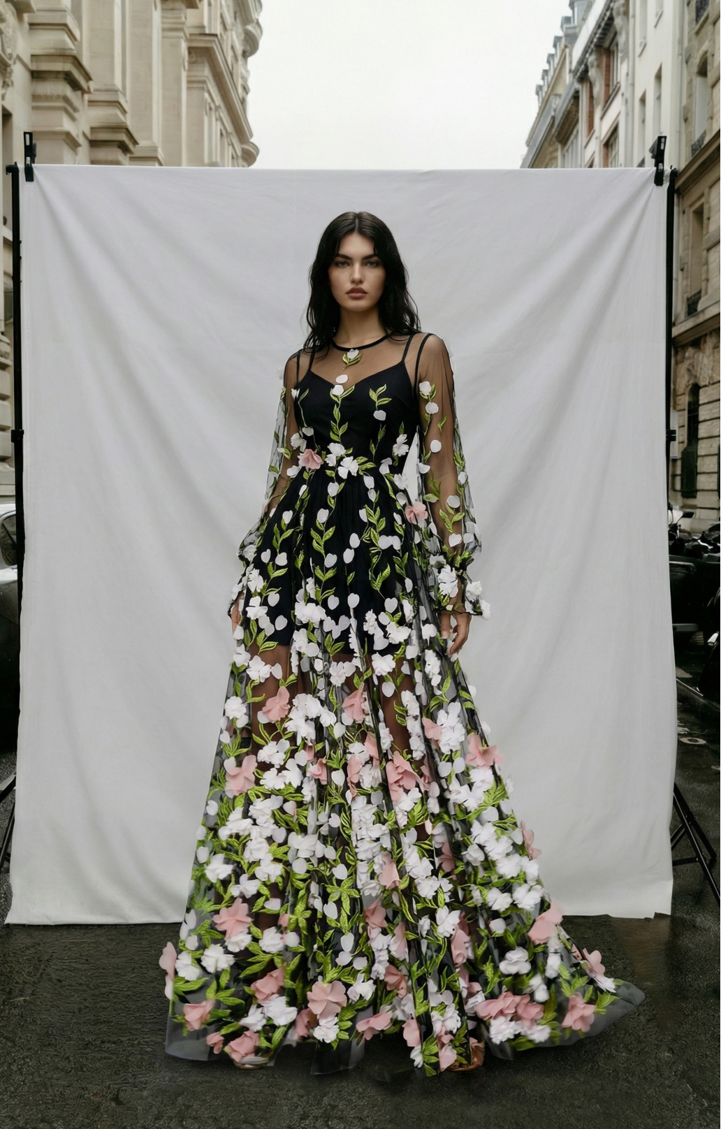 Evening dress  "Francesca" Pink