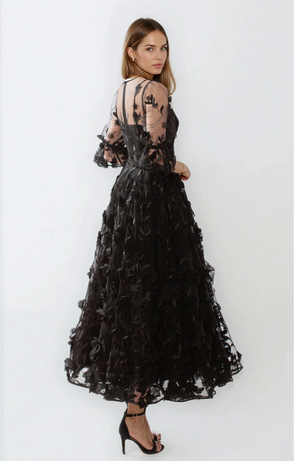 Cocktail dress "Franceska" midi