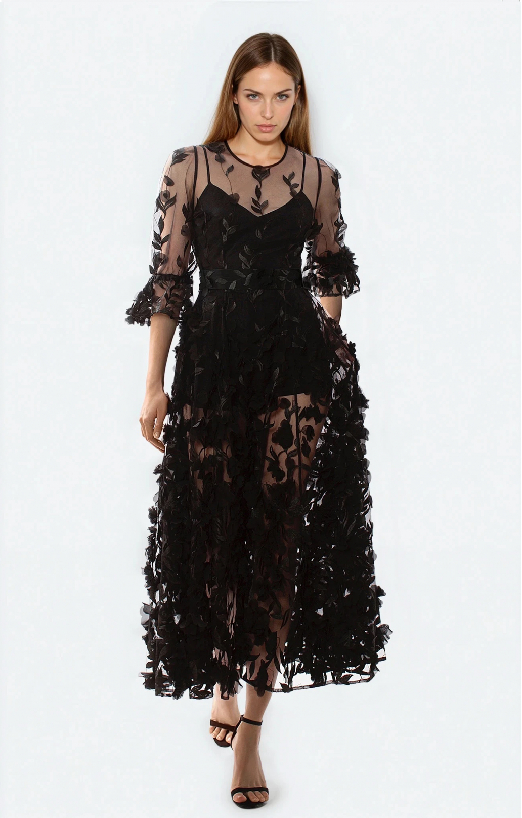 Cocktail dress "Franceska" midi