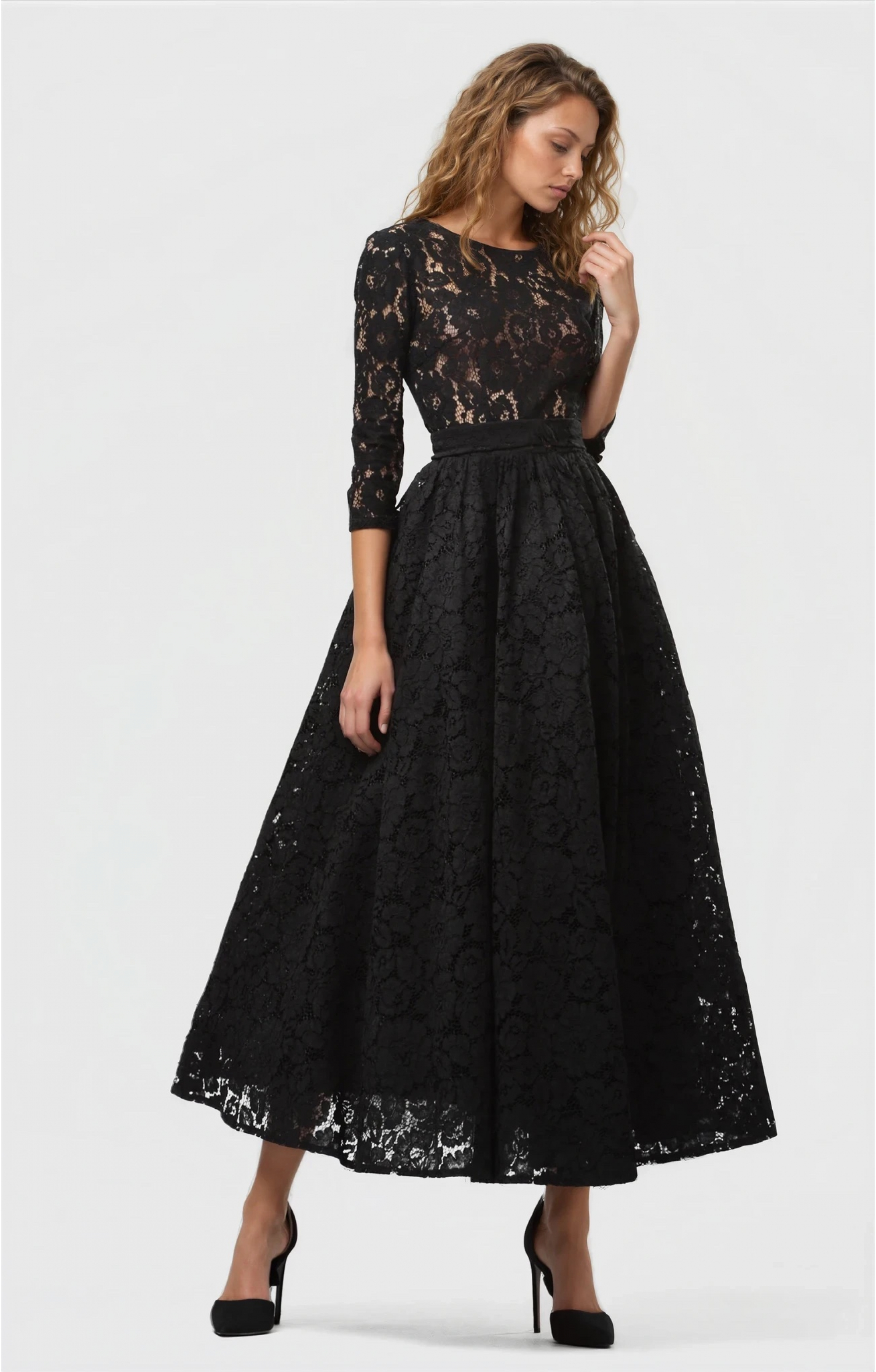 Lace dress "Vicktoria" Black Lace dress "Vicktoria" Black