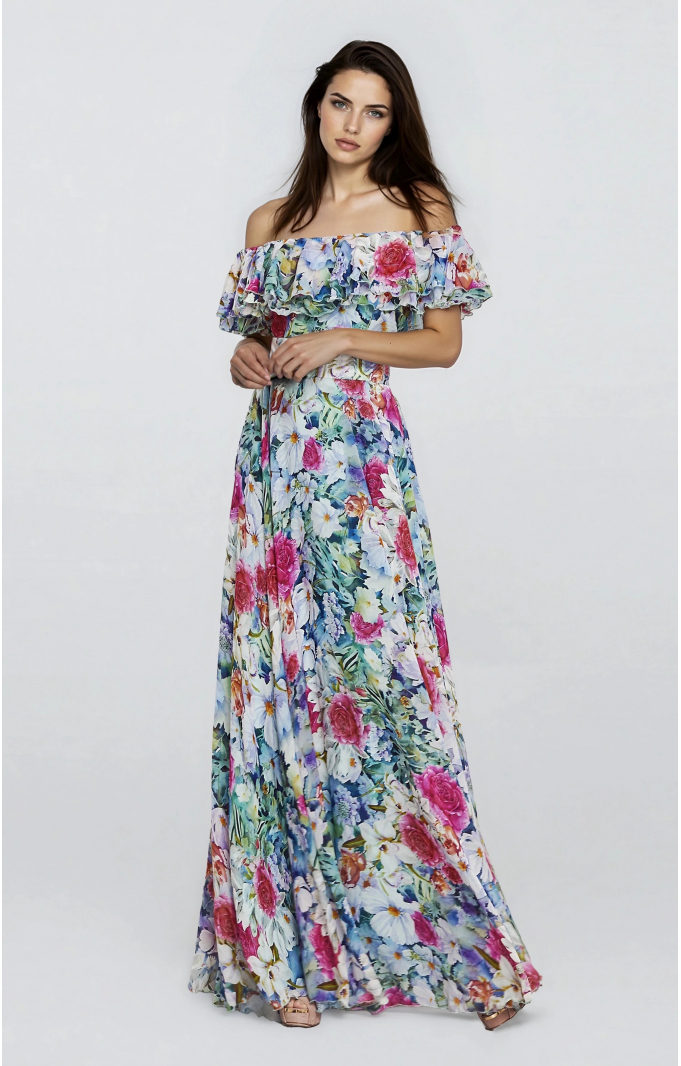 Seidenkleid "Margo" Blau Seidenkleid "Margo" Blau