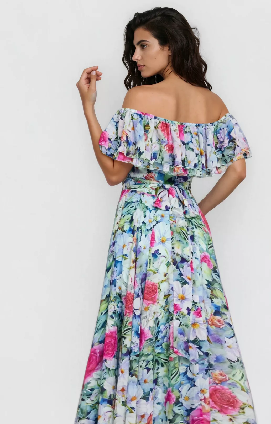 Seidenkleid "Margo" Blau