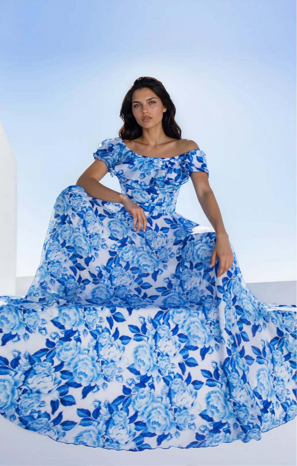 Silk dress "Nikol" Maxi Silk dress "Nikol" Maxi