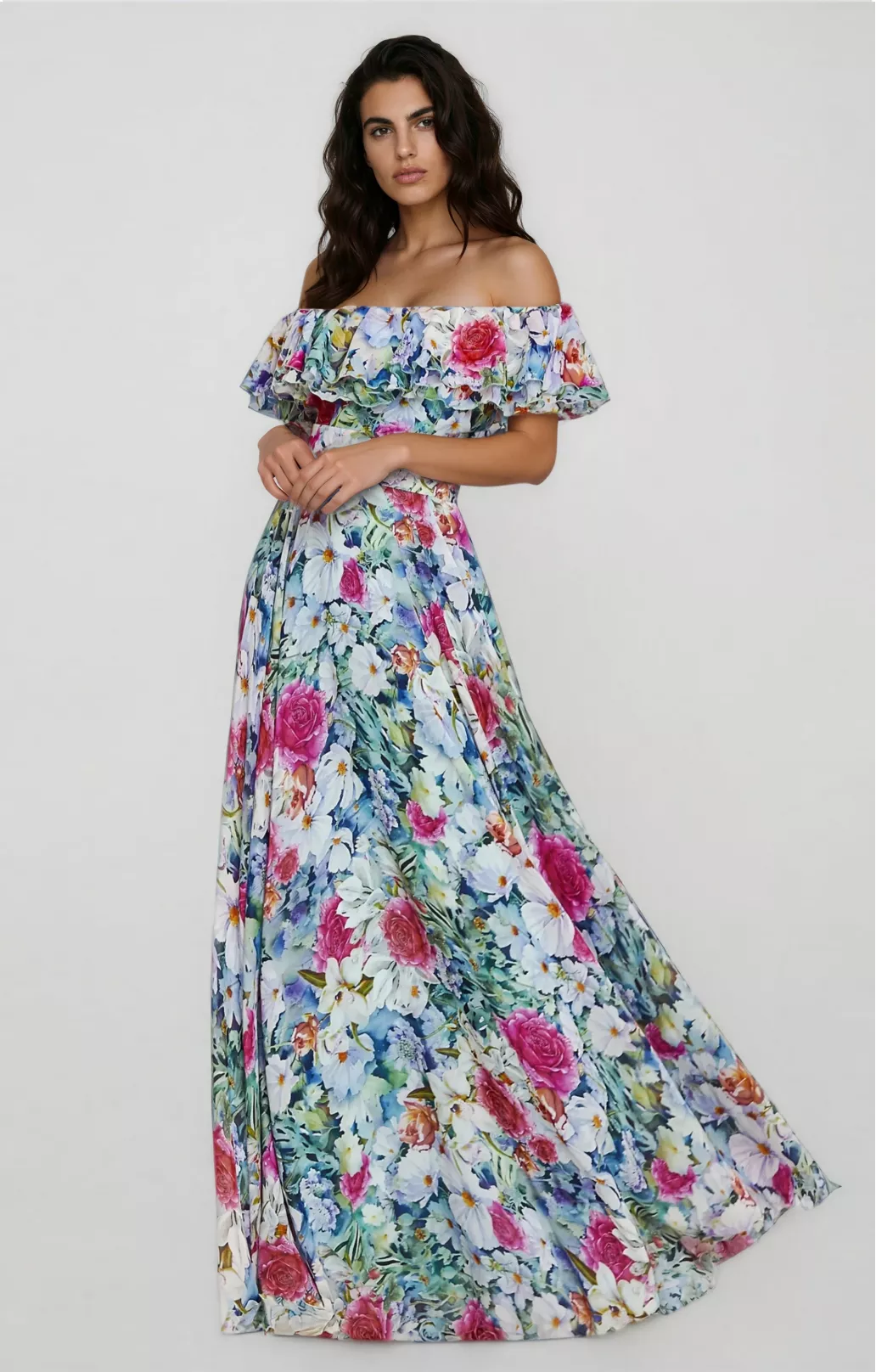 Seidenkleid "Margo" Blau