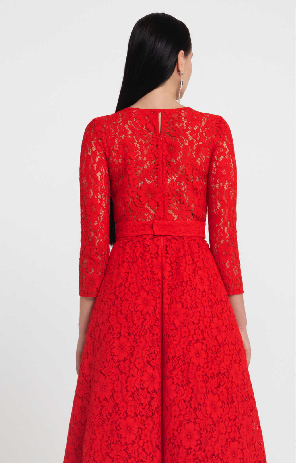 Spitzenkleid "Vicktoria" Rot