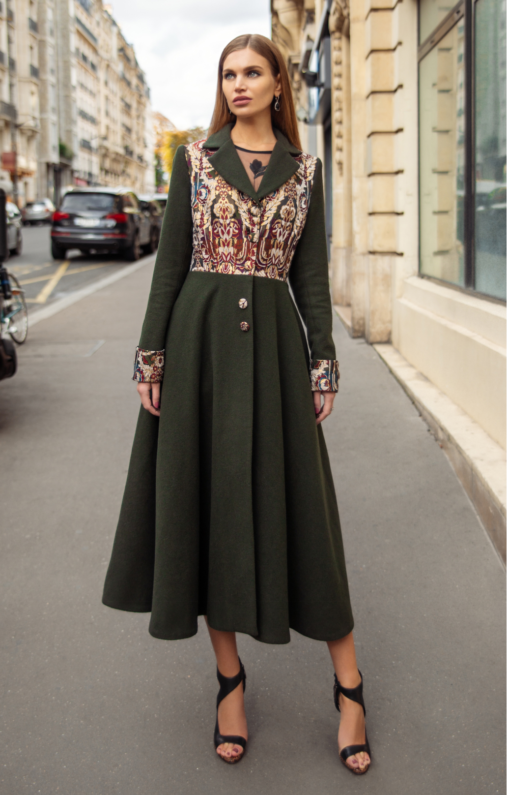 Mantel mit Kaschmiranteil "Elea"