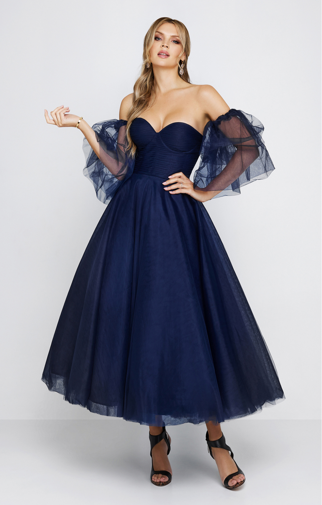 Korsettkleid "Silva" mit Stickerei