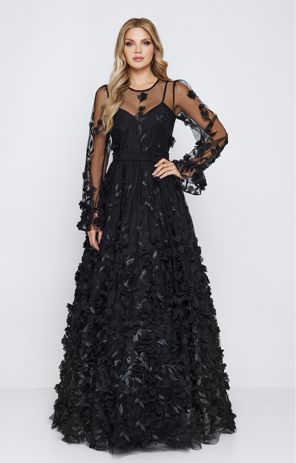 Abendkleid "Francesca" Schwarz