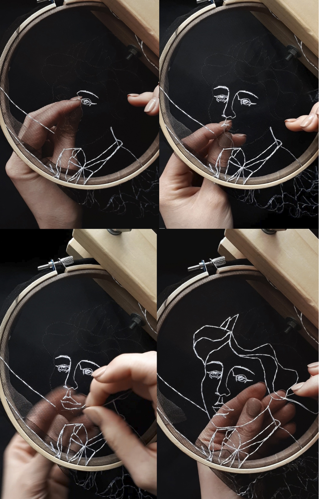 Ballkleid mit Handstickerei "Dancing at a Ball" Ballkleid mit Handstickerei "Dancing at a Ball"