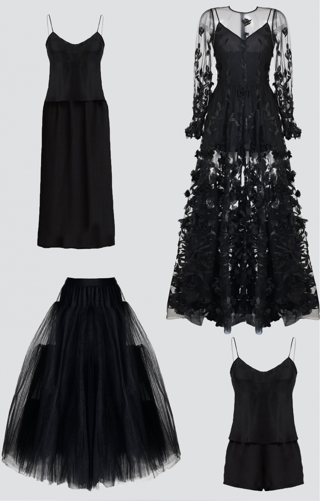 Abendkleid "Francesca" Schwarz