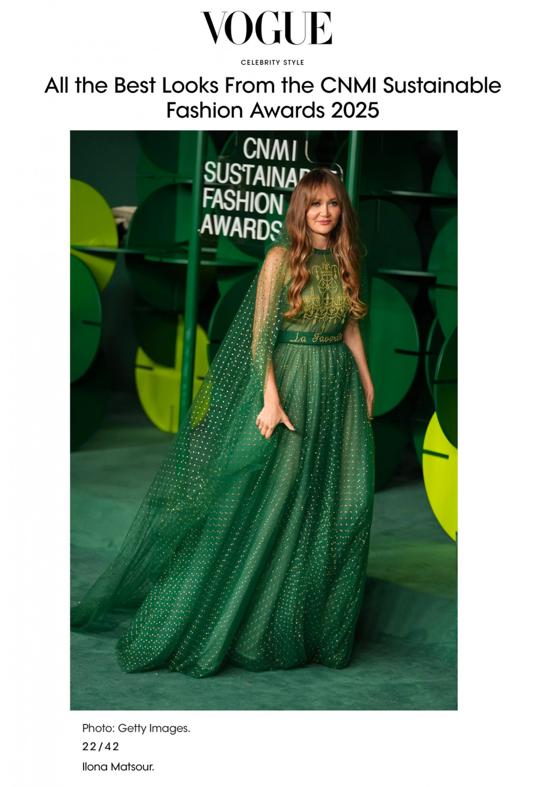 Sustainable Fashion Awards / CNMI  2025